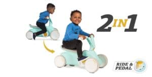 Berg Go2 Mint 2 In 1 Push And Pedal Toddlers Go Kart