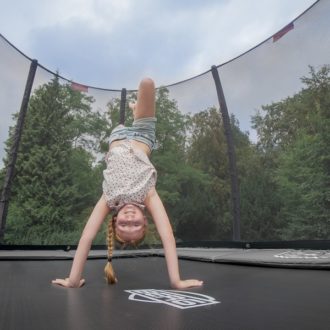 The Berg Inground Ultim Champion 330 Trampoline Grey is designed to ensure that you can jump safely and for a longer period of time on an excellent trampoline.