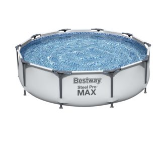 Bestway 56408 steel pro 10ft metal frame round pool 305x76cm with filter
