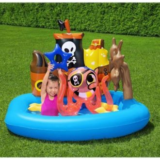 Bestway 52211 pirate ship inflatable kids paddling pool