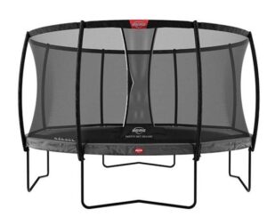 Berg champion 380 trampoline with safety net deluxe - grey