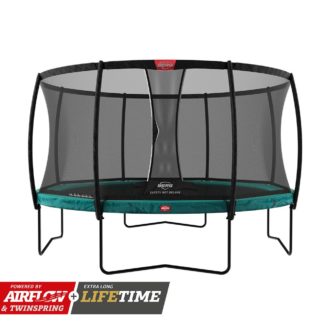 Berg Champion 430 Trampoline With Net Deluxe Green