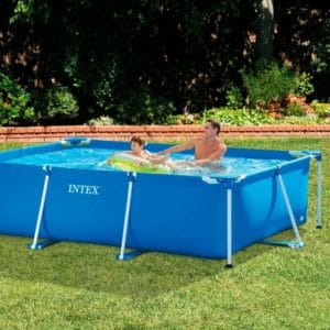 Intex rectangular metal frame pool 3m
