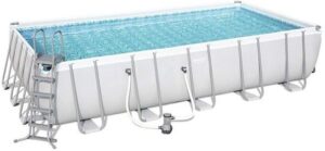 Bestway 56470 22ft rectangular framed swimming pool 671x366x132cm