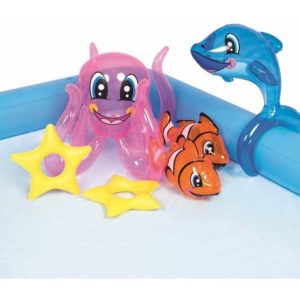 Bestway 53052 Inflatable Kiddie Pool With Aquarium Theme