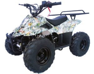 Hawkmoto boulder 110cc kids quad - hunting camo