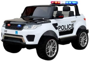 Land Rover Discovery Style Police Car – White