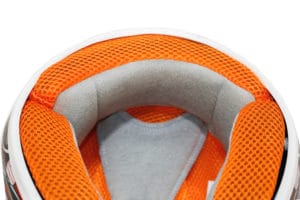 Kids motocross mx open face helmet green