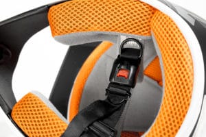 Kids motocross mx open face helmet green