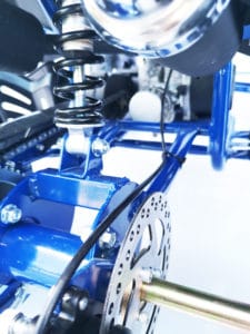 Hawkmoto avenger 50cc mini quad bike for kids - ice white