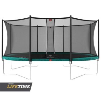 Berg grand favorit 520 green trampoline with safety net comfort?