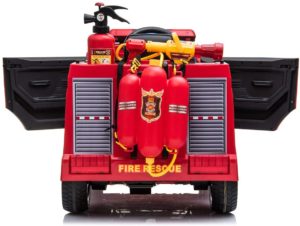 12v Children’s Ride On Fire Engine With Hat And Water Hose