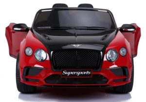 12v licensed kids bentley continental red and black