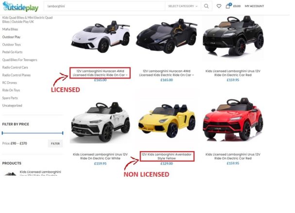 Top 5 Kids Licensed Electric cars at Outsideplay.co.uk 1 Top 5 Licensed Ride On Cars At Outsideplay.co.uk