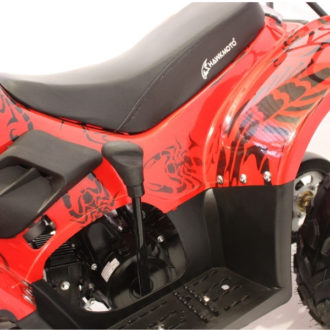 Hawkmoto boulder fun 110cc kids quad - scorpio red