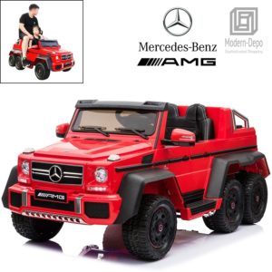 Mercedes g63 ride on car kid and adult electric ride on jeep red