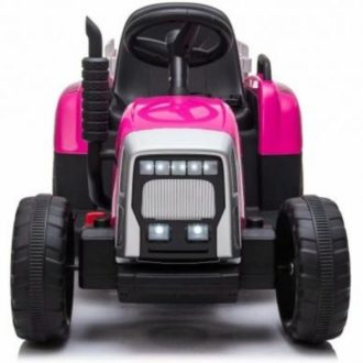12V-Kids-Electric-Tractor-with-Trailer-and-Remote-Pink-10