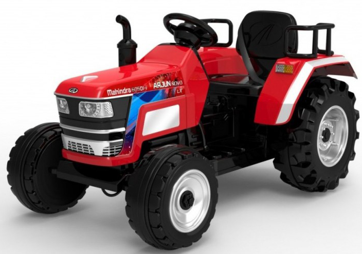12V Kids Electric Ride On Tractor - Red 3