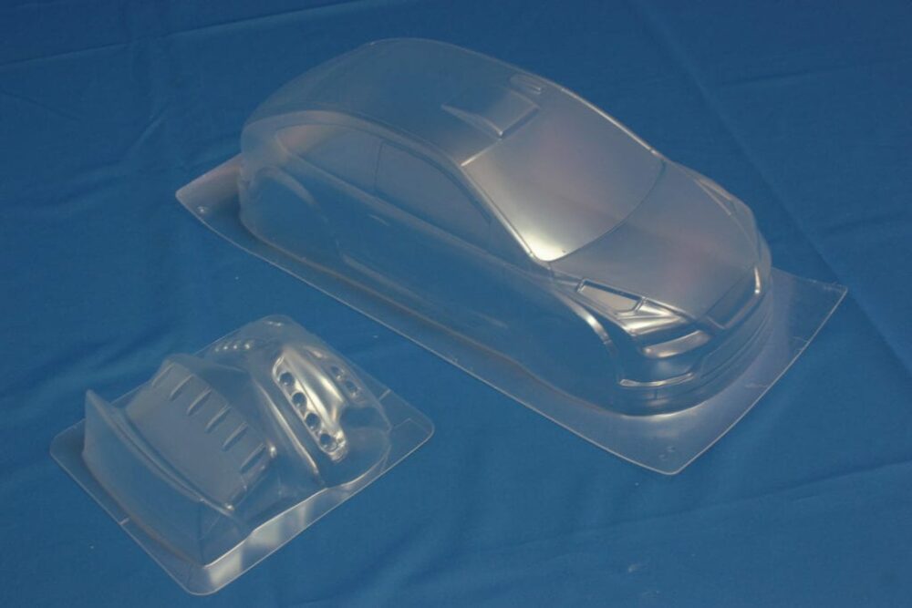 Himoto 1:10 on-road clear  body shell ford focus (pc201004r-3a)