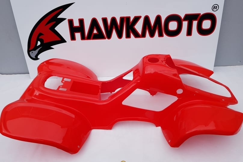 110cc Hawkmoto Thunder Cat Plastic Body Fairing  – Red  Fjq10