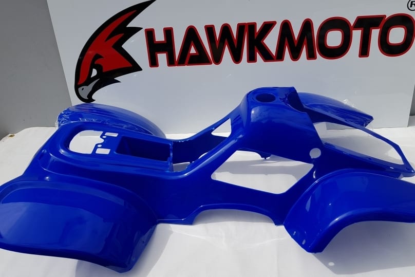 110Cc Hawkmoto Thunder Cat Plastic Body Fairing - Blue - Fjq10 1