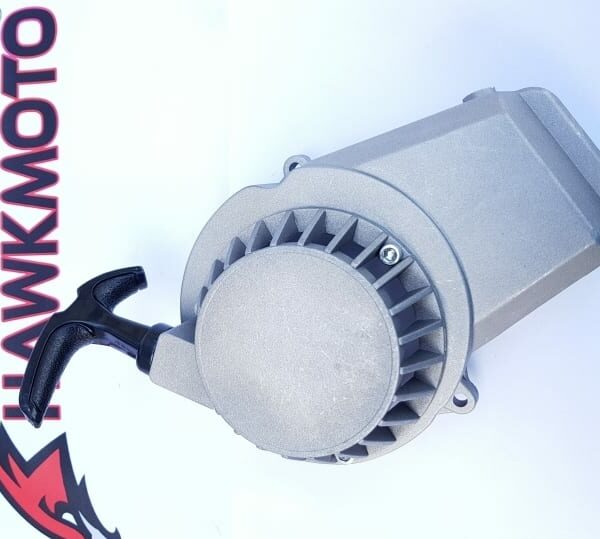 Mini moto | quad spare pull start complete metal silver