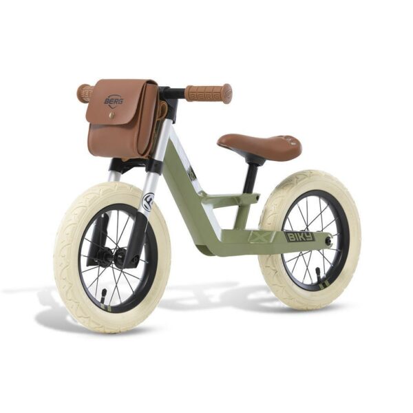 Berg biky retro green kids balance bike