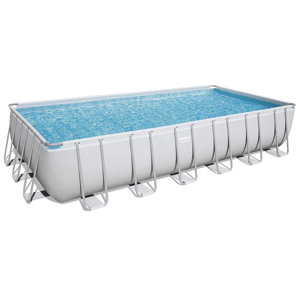 Bestway 56475 steel pro rectangular pool 24ft with filter 732x366x132cm