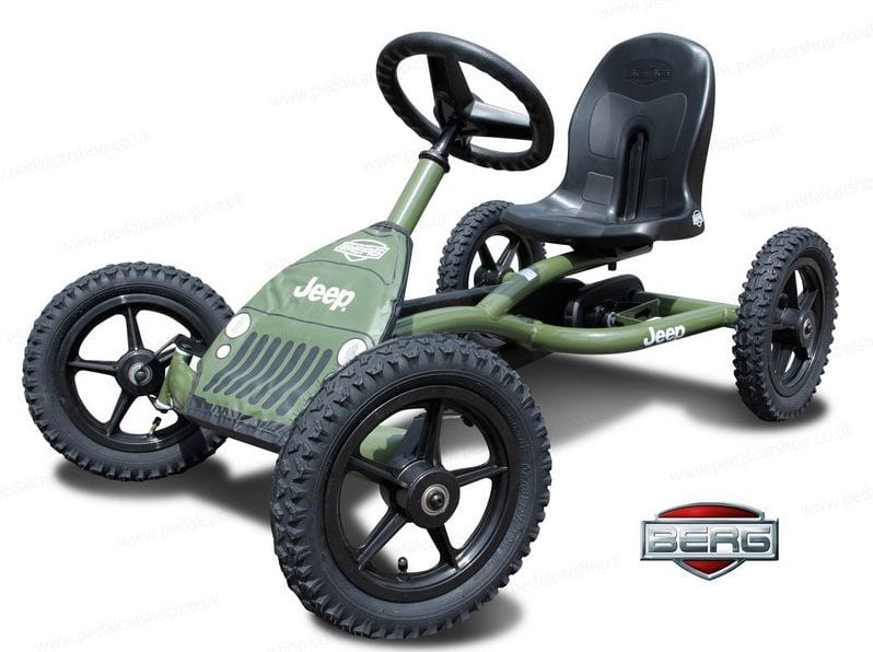 Berg Jeep Junior Ride On Pedal Kart – Green