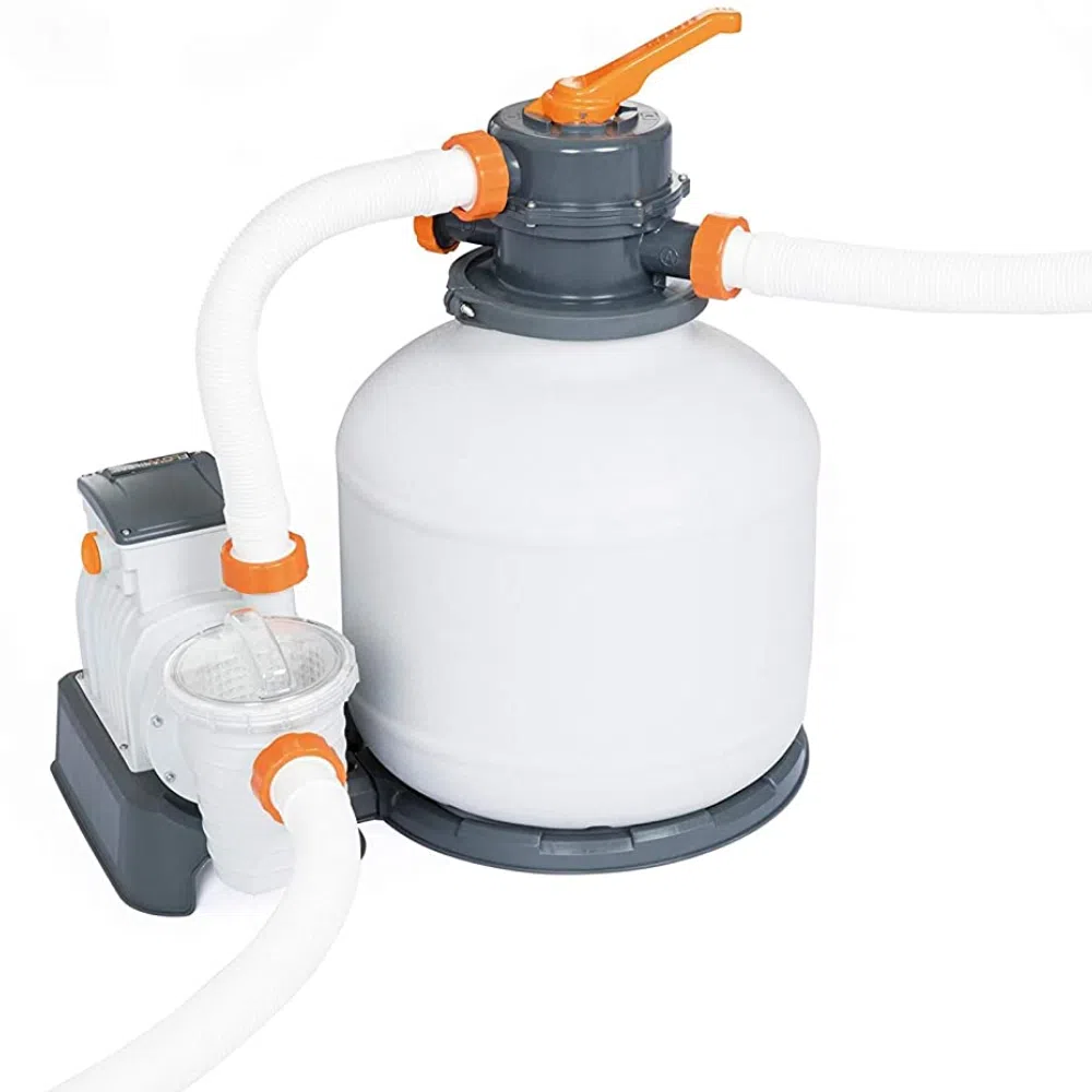 Bestway 56475 steel pro rectangular pool 24ft with filter 732x366x132cm