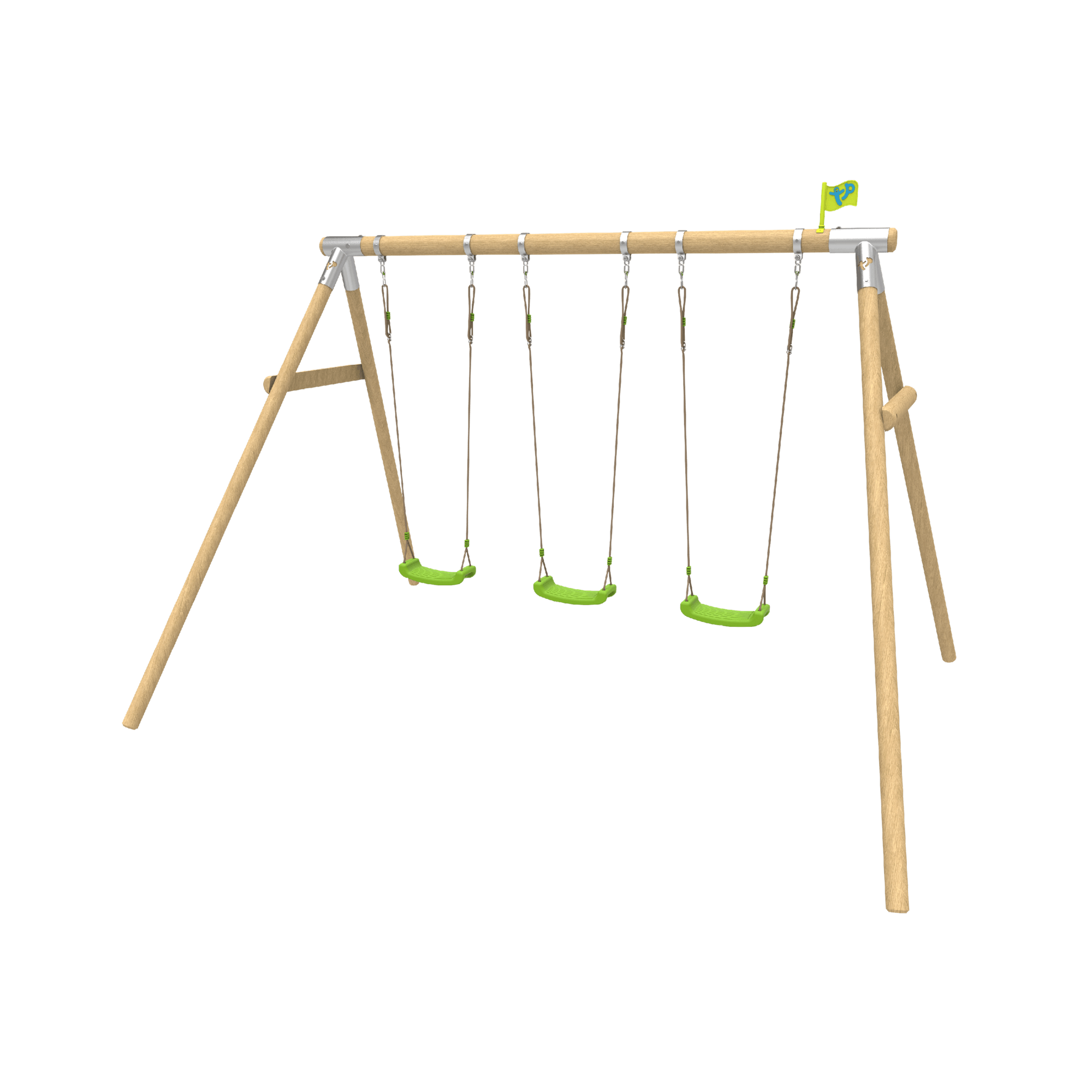 Tp Knightswood Tours Wooden Swing SetFSC Outside Play