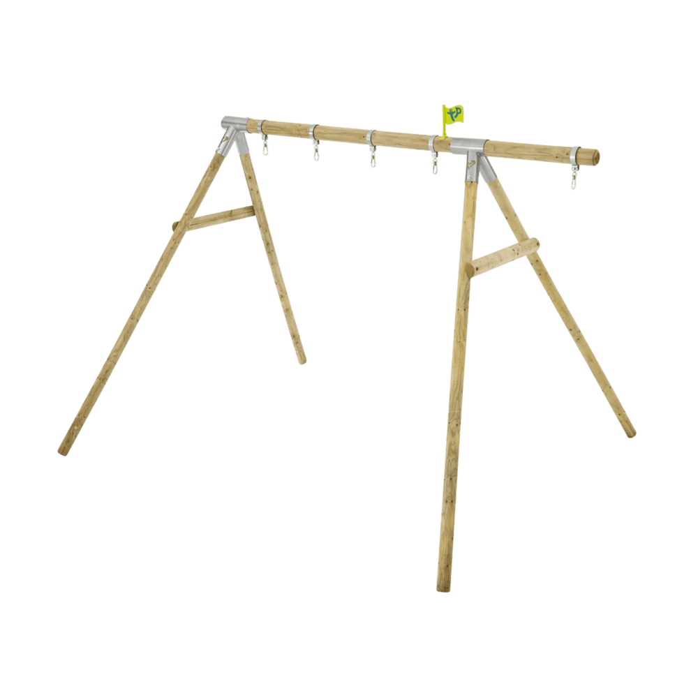Tp Knightswood Double Wooden Swing Frame & Extension-fsc
