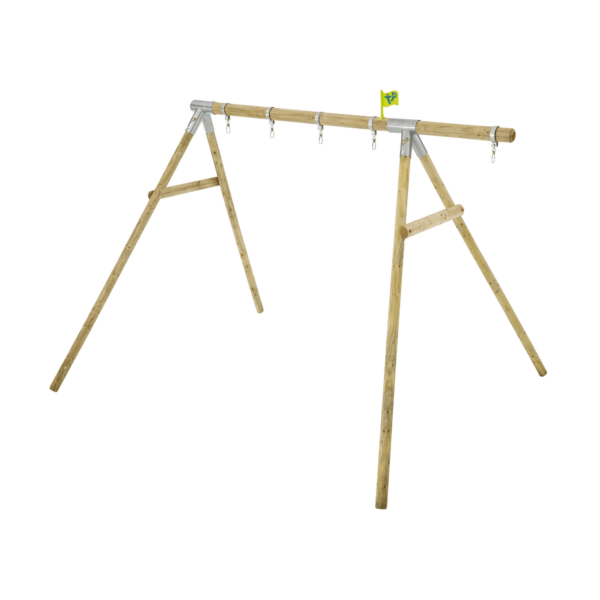 Tp knightswood double wooden swing frame & extension-fsc