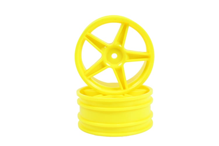 Yellow super star front rims 2p (06008)