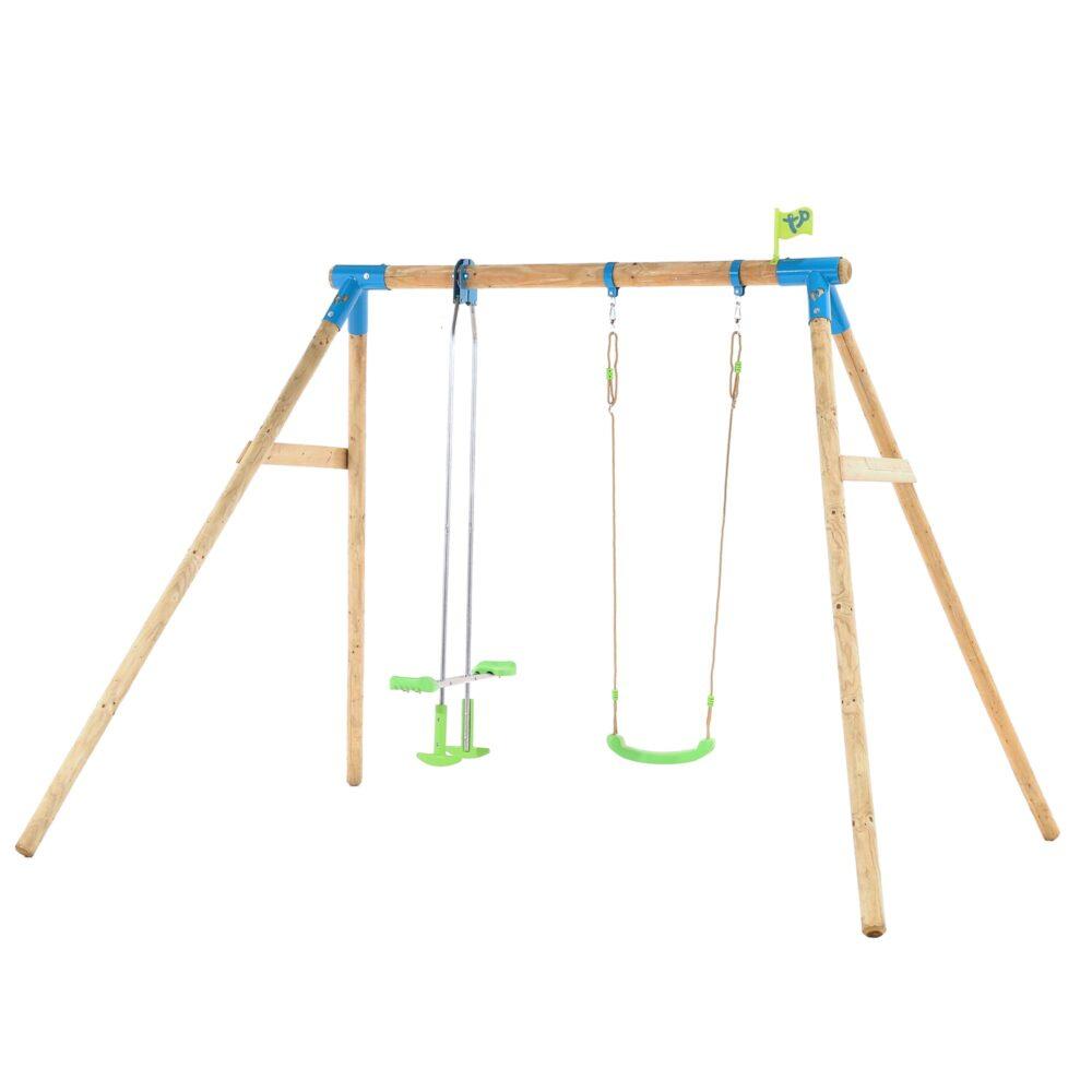 Tp Nagano Wooden Double Swing Set-fsc