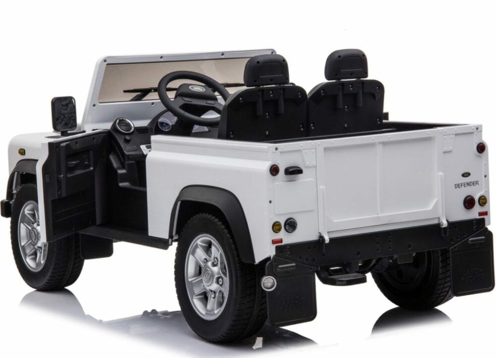 Licensed 24v Kids Land Rover Defender 90 4wd – White