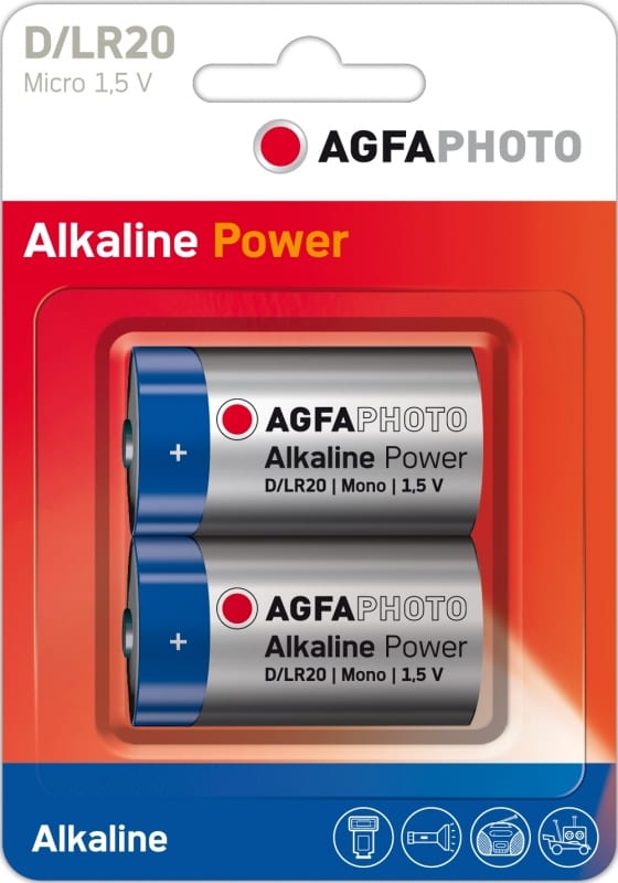 Agfaphoto alkaline batteries d