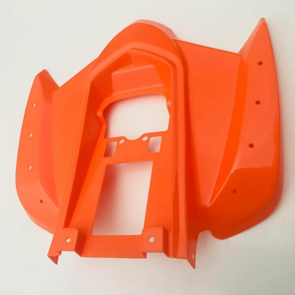 Hawkmoto interceptor rear fairings - rear plastics - orange