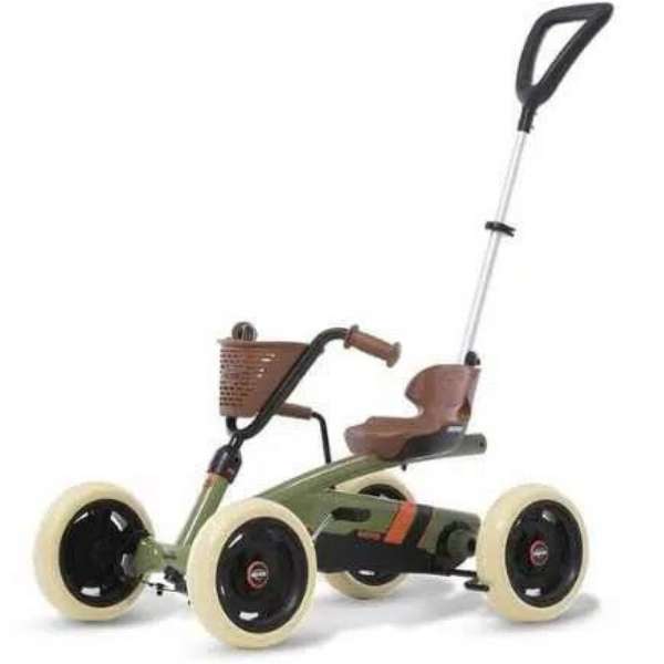 Berg Buzzy Retro 2IN1 Green Pedal Go Kart Outside Play