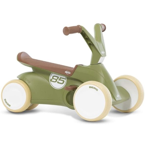 Berg go2 retro green kids pedal bike