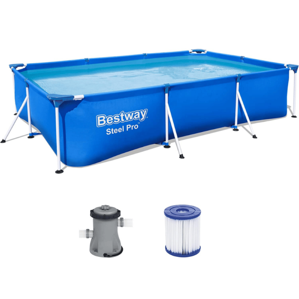 Bestway 56411 rectangular pool set 300x2.01x66cm