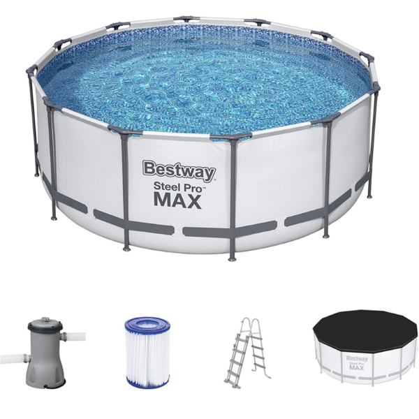 Bestway 56420 steel pro 12ft frame swimming pool set