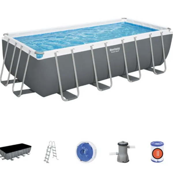 Bestway 56670 16ft rectangular power steel pool 488x122cm