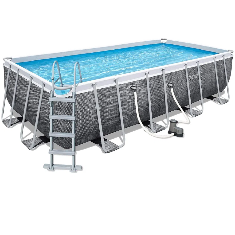 Bestway 56998 18ft power steel rectangle pool set 549x274x122cm