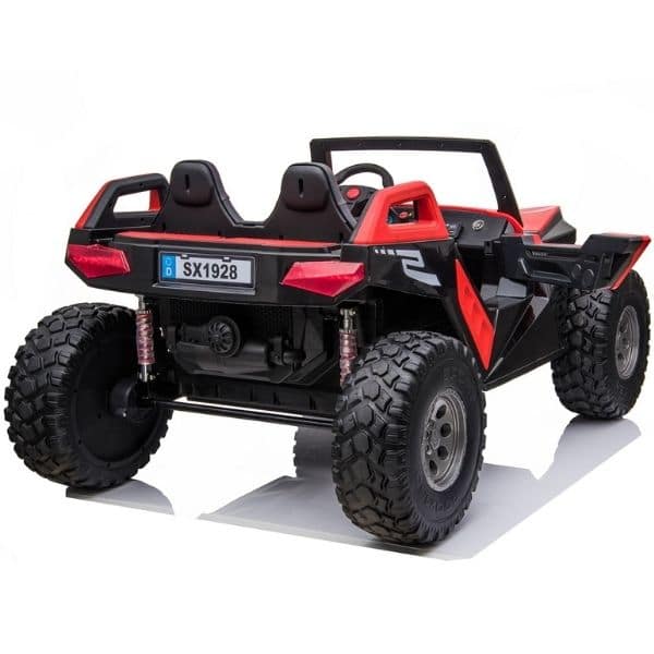 24v Challenger Xl Ride On Kids Electric 4x4 Buggy Red
