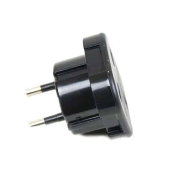 Details about  uk to eu euro europe european travel adaptor plug 2 pin adapter ce approved
