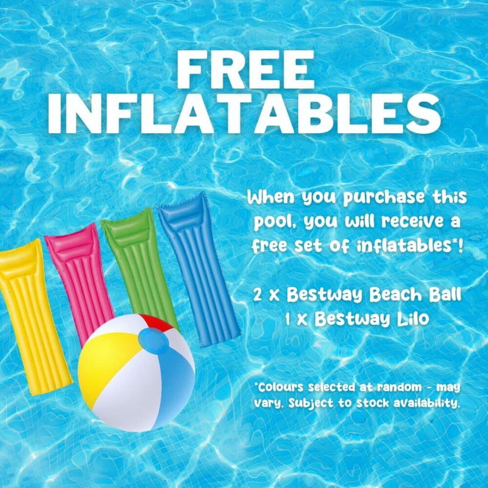Free Inflatables Offer with Above Ground Pools