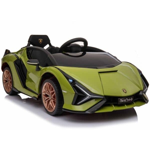 Licensed Lamborghini Sian 12v Children?s Electric Ride On Car – Green