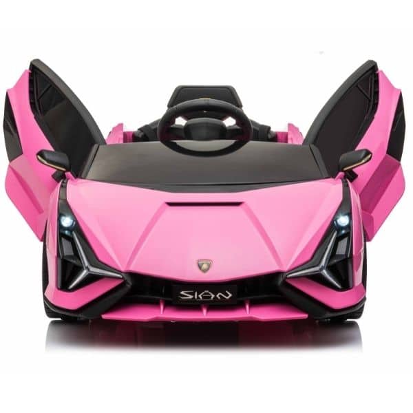 Licensed Lamborghini Sian 12v Children?s Electric Ride On Car – Pink