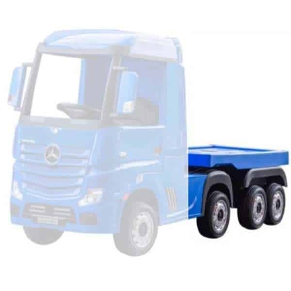 Mercedes actros lorry trailer attachment blue
